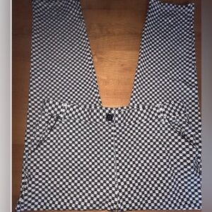 BETABRAND Catstooth Straight Leg Chino Dress Yoga Pants Size Medium 28x30